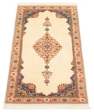 27074- Tabriz Persian Hand-knotted Carpet Authentic/Traditional Carpet/Rug/Size: 4'4" x 2'1"