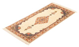 27074- Tabriz Persian Hand-knotted Carpet Authentic/Traditional Carpet/Rug/Size: 4'4" x 2'1"