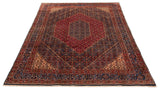 27092-Moud Handmade Signed/Hand-Knotted Persian Rug/Traditional/Carpet Authentic/ Size: 11'0" x 7'5"