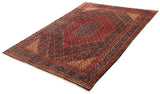 27092-Moud Handmade Signed/Hand-Knotted Persian Rug/Traditional/Carpet Authentic/ Size: 11'0" x 7'5"