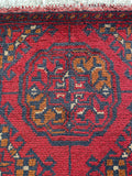 26234 - Khal Mohammad Afghan Hand-Knotted Authentic/Traditional/Rug/Size: 2'1" x 1'4"