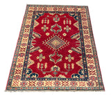 27004-Kazak Hand-Knotted/Handmade Afghan Rug/Carpet Tribal/Nomadic Authentic/ Size: 4'5" x 3'4"