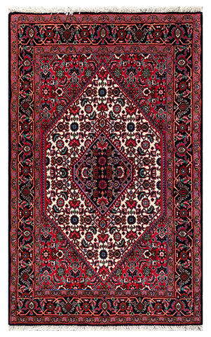 26864-Bidjar Hand-Knotted/Handmade Persian Rug/Carpet Traditional/ Authentic/ Size: 4'8"x 2'9"