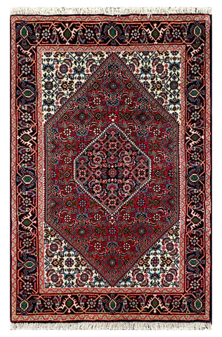 26863-Bidjar Hand-Knotted/Handmade Persian Rug/Carpet Traditional/ Authentic/ Size: 4'4"x 2'8"