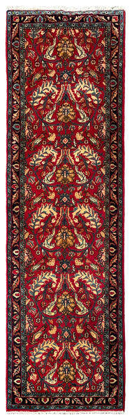 26881-Sarough Hand-Knotted/Handmade Persian Rug/Carpet Traditional Authentic/ Size: 7'2"x 2'4"