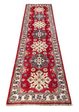 26984-Kazak Hand-Knotted/Handmade Afghan Rug/Carpet Tribal/Nomadic Authentic/ Size: 9'3" x 2'6"