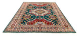 26989-Kazak Hand-Knotted/Handmade Afghan Rug/Carpet Tribal/Nomadic Authentic/ Size: 9'9" x 8'0"