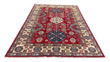 26928-Kazak Hand-Knotted/Handmade Afghan Rug/Carpet Tribal/Nomadic Authentic/ Size: 8'7" x 6'0"