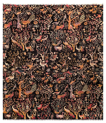 26905- Royal Chobi Ziegler Afghan Hand-Knotted Contemporary/Traditional/Size: 9'7" x 8'3"