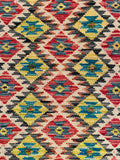 26947- Kelim Hand-Woven/Flat Weaved/Handmade Afghan /Carpet Tribal/Nomadic Authentic/Size: 6'5" x 2'6"