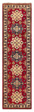 26986-Kazak Hand-Knotted/Handmade Afghan Rug/Carpet Tribal/Nomadic Authentic/ Size: 9'3" x 2'6"