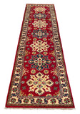 26986-Kazak Hand-Knotted/Handmade Afghan Rug/Carpet Tribal/Nomadic Authentic/ Size: 9'3" x 2'6"