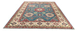 26987-Kazak Hand-Knotted/Handmade Afghan Rug/Carpet Tribal/Nomadic Authentic/ Size: 9'9" x 8'2"