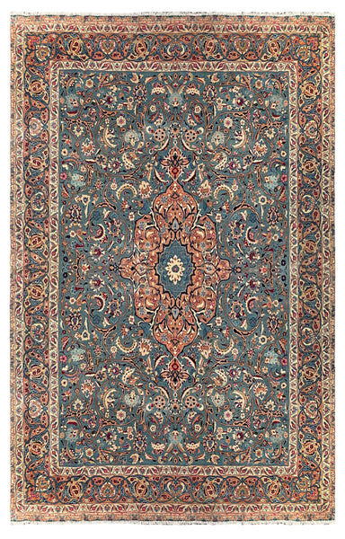 26870- Tabriz Persian Hand-knotted Carpet Authentic/Traditional Carpet/Rug/Size: 12'3" x 9'7"