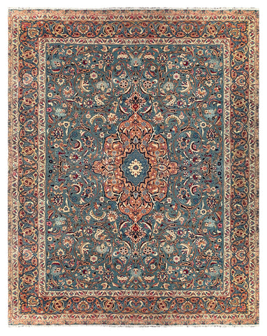 26870- Tabriz Persian Hand-knotted Carpet Authentic/Traditional Carpet/Rug/Size: 12'3" x 9'7"