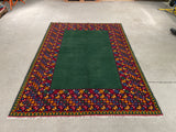 26907-Khal Mohammad Hand-Knotted/Handmade Afghan Rug/Carpet Traditional/Authentic/Size: 7'7" x 5'5"