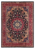 27028-Mashad Hand-Knotted/Handmade Persian Rug/Carpet Traditional Authentic/ Size: 11'1" x 7'10"