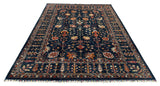 26892- Royal Chobi Ziegler Afghan Hand-Knotted Contemporary/Traditional/Size: 9'4" x 7'1"