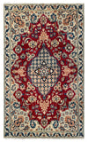 26867 - Nain Hand-knotted Persian Rug/Carpet Traditional Authentic/ Size: 4'5" x 2'8"