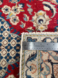 26867 - Nain Hand-knotted Persian Rug/Carpet Traditional Authentic/ Size: 4'5" x 2'8"