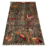 26893- Royal Chobi Ziegler Afghan Hand-Knotted Contemporary/Traditional/Size: 4'1" x 2'7"