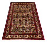 26869- Shiraz Persian Hand-weaved Antique Authentic/Traditional Nomadic/Tribal / Size: 5'0" x 3'4"