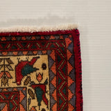 26869- Shiraz Persian Hand-weaved Antique Authentic/Traditional Nomadic/Tribal / Size: 5'0" x 3'4"