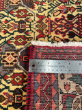 26869- Shiraz Persian Hand-weaved Antique Authentic/Traditional Nomadic/Tribal / Size: 5'0" x 3'4"