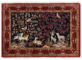 26882-Kashan Hand-Knotted/Handmade Persian Rug/Carpet Traditional/Authentic/Size: 3'3" x 2'4"