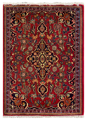 26884-Kashan Hand-Knotted/Handmade Persian Rug/Carpet Traditional/Authentic/Size: 2'8" x 2'0"