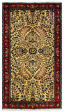 26885-Sarough Hand-Knotted/Handmade Persian Rug/Carpet Traditional Authentic/ Size: 3'5"x 2'0"