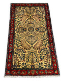 26885-Sarough Hand-Knotted/Handmade Persian Rug/Carpet Traditional Authentic/ Size: 3'5"x 2'0"