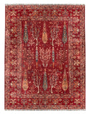 22373-Chobi Ziegler Hand-Knotted/Handmade Afghan Rug/Carpet Tribal/Nomadic Authentic/ Size: 11’11” x 9’3”