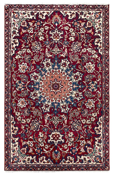 26868-Kashan Hand-Knotted/Handmade Persian Rug/Carpet Traditional/Authentic/Size: 9'3" x 6'0"