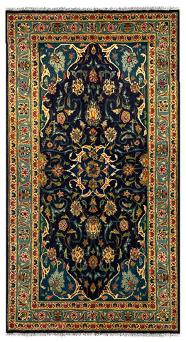 26877-Kashan Hand-Knotted/Handmade Persian Rug/Carpet Traditional/Authentic/Size: 8'0" x 4'3"