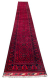 26910-Khal Mohammad Hand-Knotted/Handmade Afghan Rug/Carpet Traditional/Authentic/Size: 19'2" x 2'6"