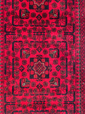 26910-Khal Mohammad Hand-Knotted/Handmade Afghan Rug/Carpet Traditional/Authentic/Size: 19'2" x 2'6"