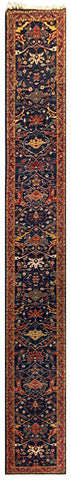 26898- Royal Chobi Ziegler Afghan Hand-Knotted Contemporary/Traditional/Size: 21'0" x 2'7"