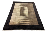 21752-Chobi Ziegler Hand-Knotted/Handmade Afghan Rug/Carpet Modern Authentic/Size: 6'9" x 5'1"