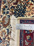 27073-Sarough Hand-Knotted/Handmade Persian Rug/Carpet Traditional Authentic/ Size: 4'2"x 2'2"