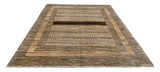 21746-Chobi Ziegler Hand-Knotted/Handmade Afghan Rug/Carpet Modern Authentic/Size: 9'6" x 8'0"