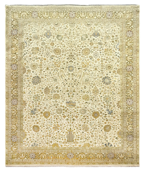 19869-Chobi Ziegler Hand-Knotted/Handmade Afghan Rug/Carpet Modern Authentic/Size: 9'6" x 8'1"