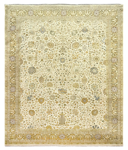 19869-Chobi Ziegler Hand-Knotted/Handmade Afghan Rug/Carpet Modern Authentic/Size: 9'6" x 8'1"