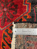 26777-Hamadan Hand-Knotted/Handmade Persian Rug/Carpet Tribal/Nomadic Authentic/ Size: 8'0" x 4'10"