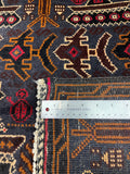 26821- Balutch War RugPersian Hand-knotted Authentic/Nomadic/Tribal Rug/Carpet/ Size: 4'9" x 3'0"