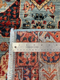 26861- Chobi Ziegler Afghan Hand-knotted Contemporary/Modern Carpet/Rug/ Size: 10'0" x 2'5"