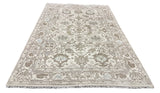 26846- Royal Ushak Hand-Knotted/Handmade Indian Rug/Carpet Traditional/Authentic/Size: 8'10" x 6'2"