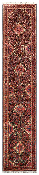 27083-Sarough Hand-Knotted/Handmade Persian Rug/Carpet Traditional Authentic/ Size: 12'1"x 2'4"