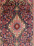 27083-Sarough Hand-Knotted/Handmade Persian Rug/Carpet Traditional Authentic/ Size: 12'1"x 2'4"