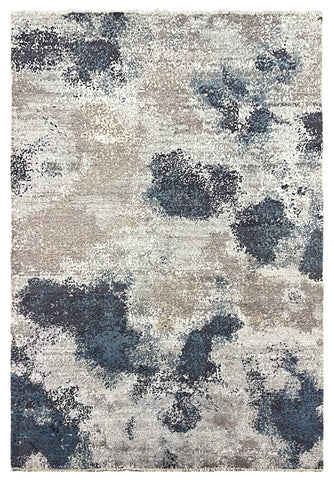 22263 - Indian Hand-knotted/Hand-weaved Rug/Carpet Authentic/Classic/Contemporary/Modern/Size: 9'7" x 6'3"